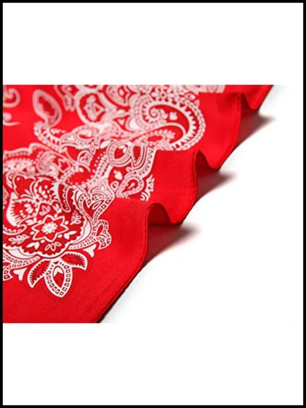 100% Real Mulberry Silk Paisley Scarf, 21x21 Square Satin Hair Face Scarf